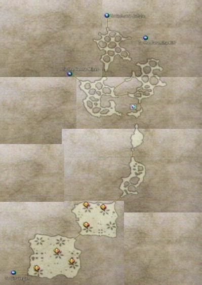 Final Fantasy XII Map of the Feywood .